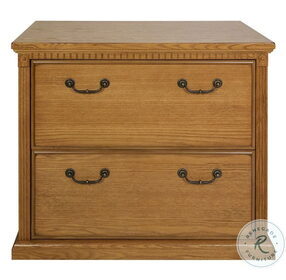 Huntington Oxford Distressed Wheat 2 Drawer Lateral File Cabinet