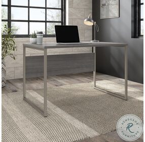 Hybrid Platinum Gray 48" Large Computer Desk