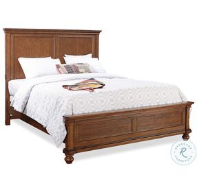 Oxford Whiskey Brown Low Profile Panel Bedroom Set