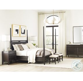 Sutton French Roast California King Tall Poster Bed