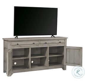 Reeds Farm Weathered Grey 66" TV Console