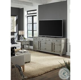 Reeds Farm Weathered Grey 85" TV Console
