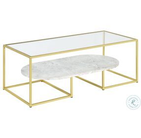 Nola Gold Occasional Table Set