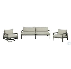 Sunset Graphite And Gray Outdoor Sofa