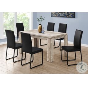 1088 Taupe Rectangular Dining Table