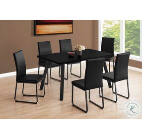 Black Dining Chair Set of 2