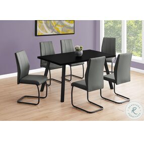1124 Grey Dining Chair Set Of 2