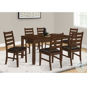 1370 Brown Rectangular Dining Table
