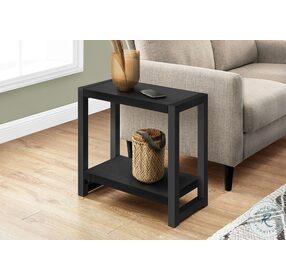 2081 Black 22" Accent Table
