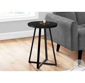 2175 Black 22" Accent Table