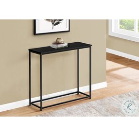 2250 Black Metal 32" Console Table