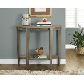 Dark Taupe Reclaimed-Look 36" Console Table