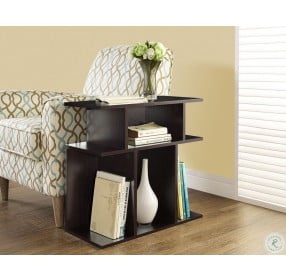 Cappuccino 24" Accent Side Table