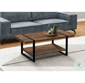 2850 Brown And Black Coffee Table