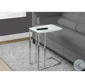 3000 Chrome Metal Accent Table