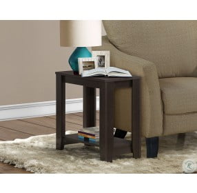 Cappuccino Accent Side Table