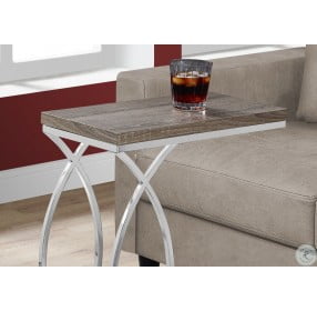 Dark Taupe Accent Table