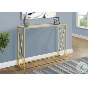 3446 Gold Console Table