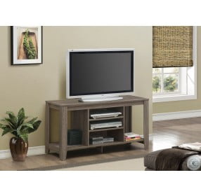 Dark Taupe Reclaimed TV Stand