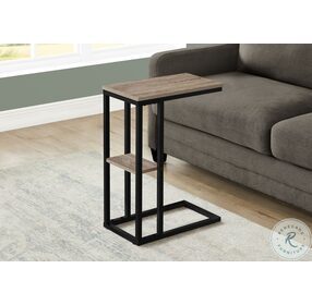 3672 Dark Taupe Accent Table