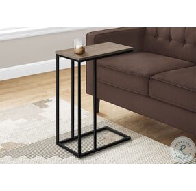 3766 Dark Taupe Accent Table