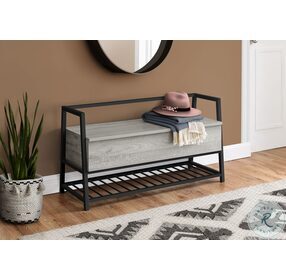 4500 Grey And Black Bench