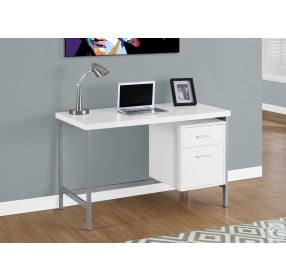 7149 White 48" Computer Desk