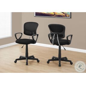 Black Mesh Juvenile Office Chair