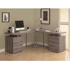 7326 Dark Taupe Left Or Right Facing 48" Desk