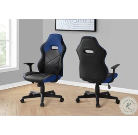 7328 Black and Blue Office Chair