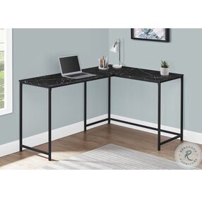 7396 Black 58" Computer L Desk