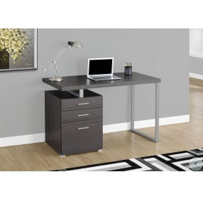 Gray 48" Computer Desk