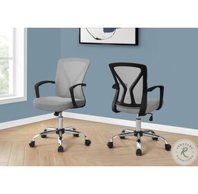 7461 Grey Swivel Adjustable Office Chair