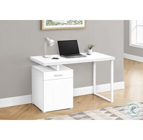 7760 White Computer Desk