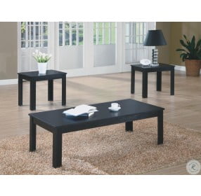 7840P Black 3 Piece Table Set