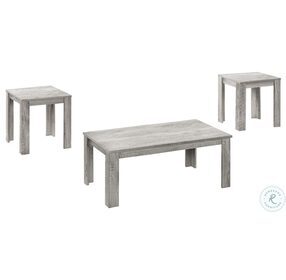 7860P Industrial Grey 3 Piece Occasional Table Set