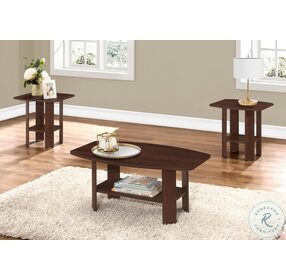 7923P Cherry 3 Piece Occasional Table Set