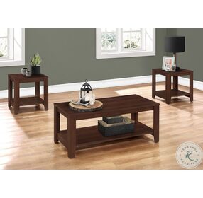 7993P Cherry 3 Piece Occasional Table Set