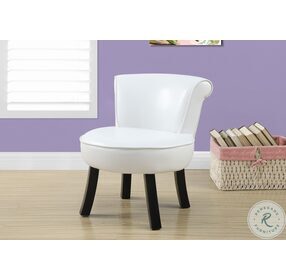 8155 White Juvenile Lounge Chair