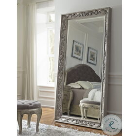Rhianna Aged Silver Patina Floor Mirror