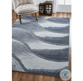 Illusions Grey And Blue Breeze Extra Large Rug