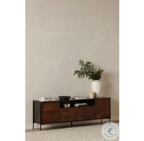 Tobin Charcoal And Light Brown TV Stand