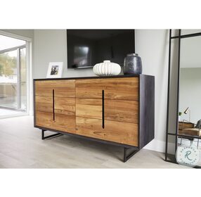 Vienna Natural And Charcoal Dresser