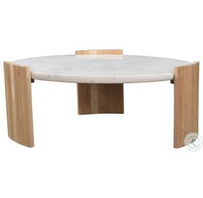 Dala Natural And White Occasional Table Set