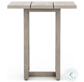 Stapleton Weathered Grey Outdoor Bar Table