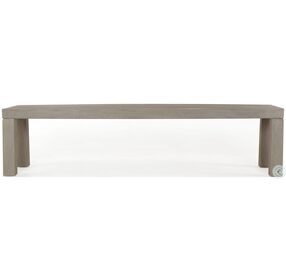 Sonora Weathered Grey Outdoor 72" Dining Bench