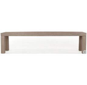 Sonora 72" Brown Outdoor Dining Bench