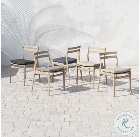 Atherton Brown And Sand Outdoor Dining Chair