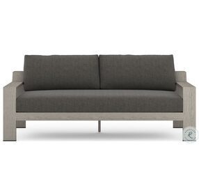 Monterey Charcoal And Weathered Grey Outdoor Loveseat