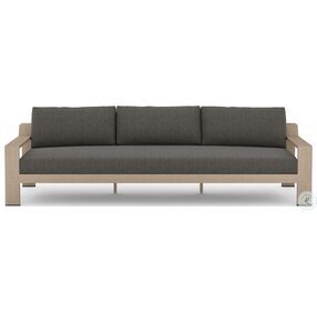 Monterey Charcoal And Washed Brown Outdoor Sofa